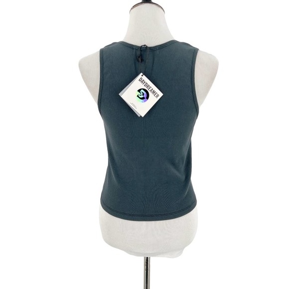 Daydreamer Womens Blondie One Way Or Another Ribbed Shrunken Tank Top XL - Picture 5 of 11